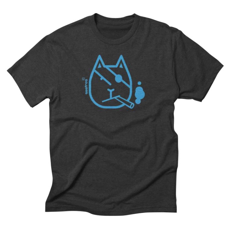 Smoking Cat T-shirt