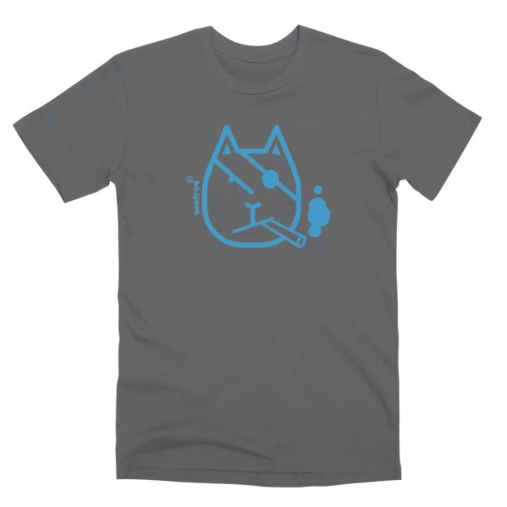 Smoking Cat T-shirt