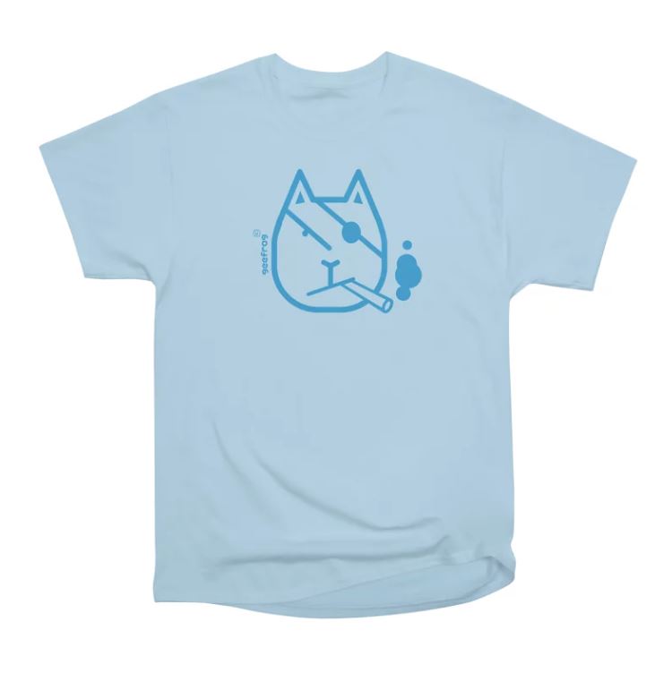 Smoking Cat T-shirt