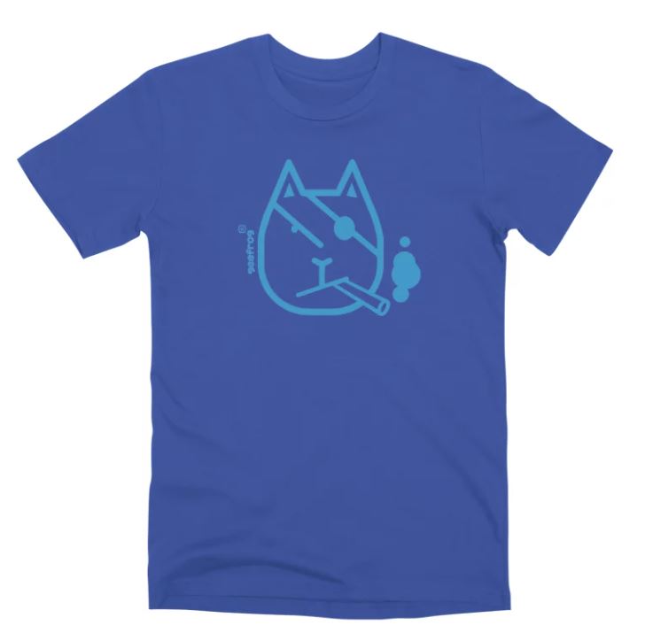 Smoking Cat T-shirt