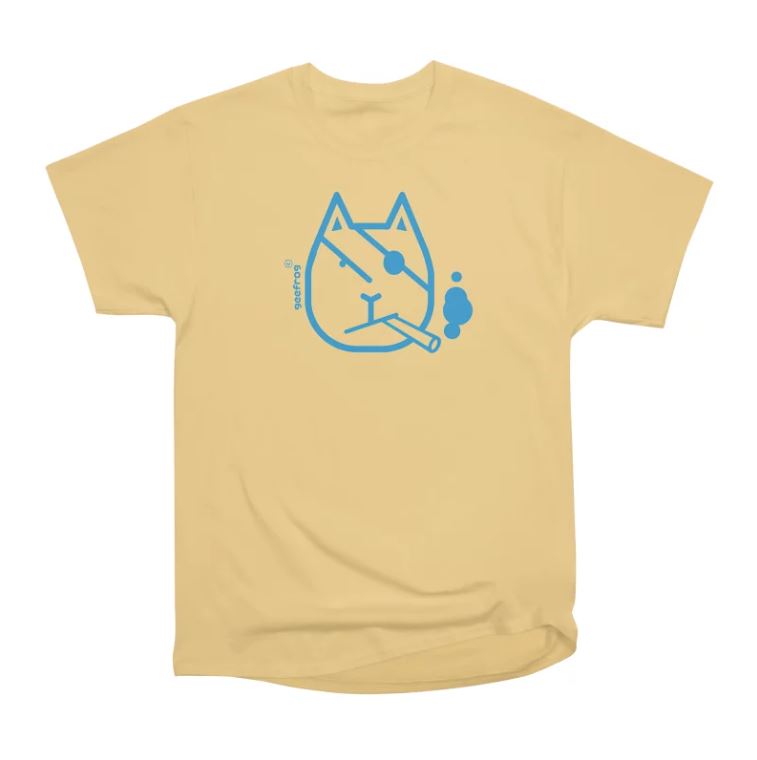 Smoking Cat T-shirt